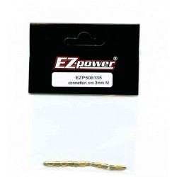 GOLD PK CONNECTORS 3MM -...