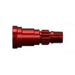 STUB AXLE ALUMINUM RED...