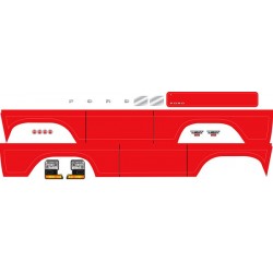 DECAL SHEET BRONCO RED