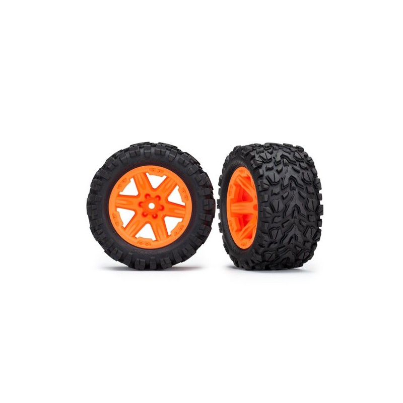 Gomme Talon su cerchi arancio