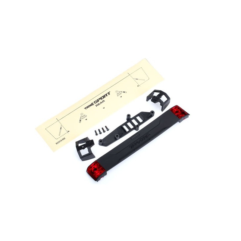 Pannello post. con plastiche luci TRX4 Sport