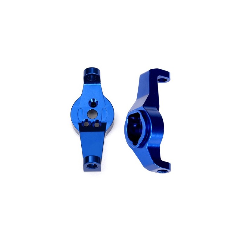 Caster blocks alluminio blu