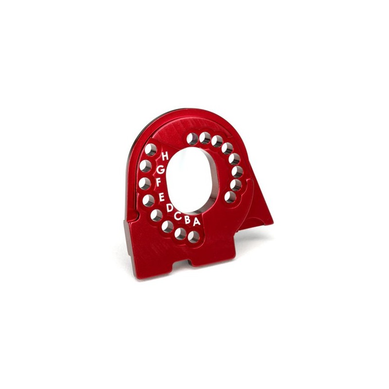 Piastra supporto motore TRX4 alluminio rosso