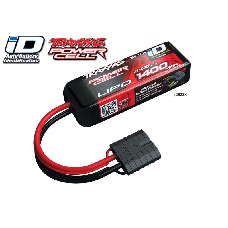 Batteria Lipo 1400mah 11.1v 3s 25c Power Cell iD
