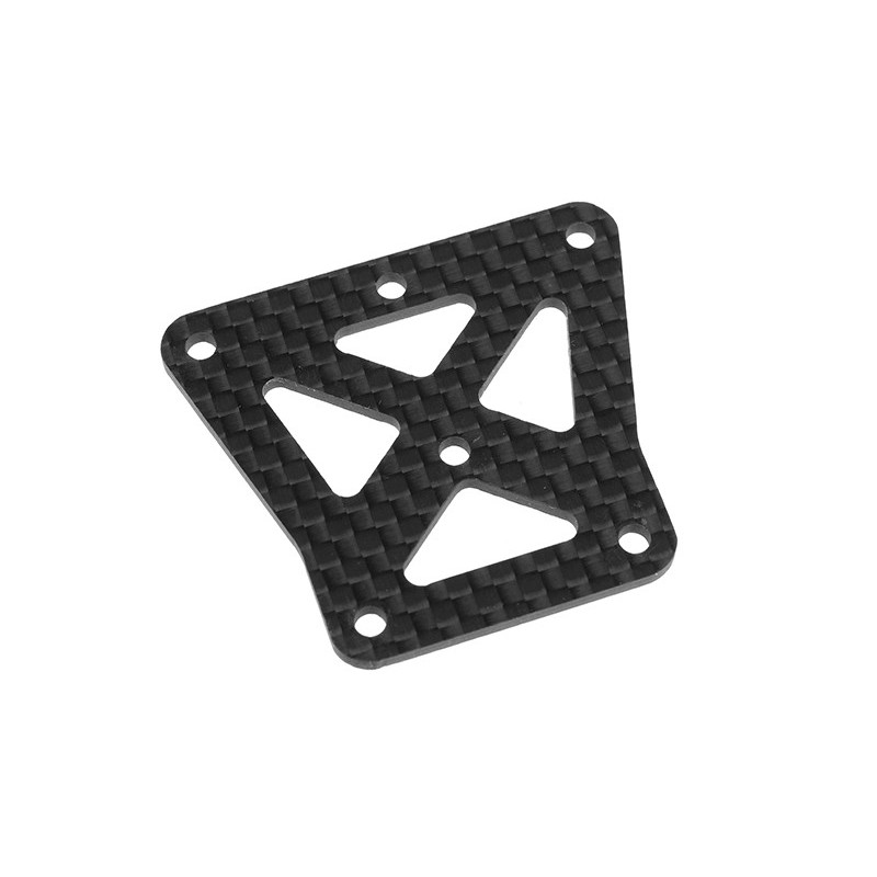 Piastrina Upper Deck rinvio sterzo in carbonio 2mm