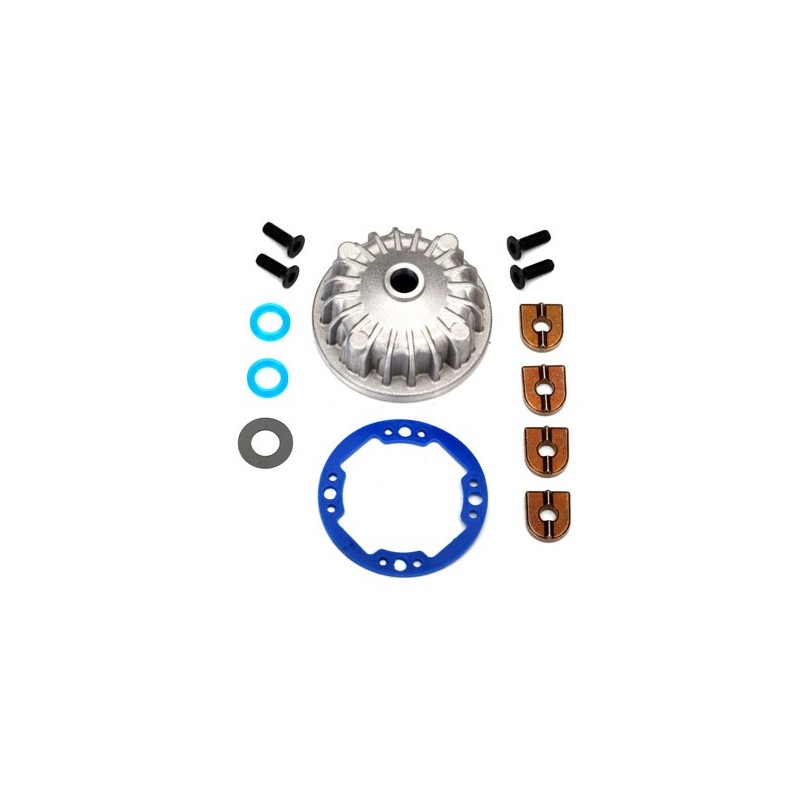 Cassa per differenziale centrale 6780 in alluminio con O-ring, viteria e guarnizione