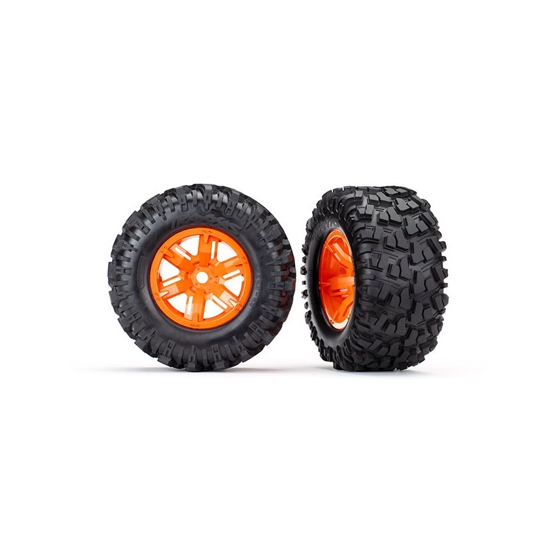 Cerchi e gomme Xmaxx arancio