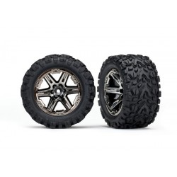 Gomme Talon 2.8 incollate su cerchi Cromati Neri (2)