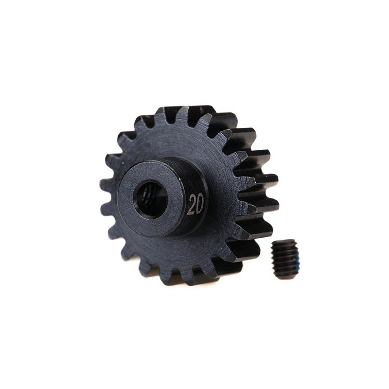 Pignone 20T modulo 32 - HD acciaio indurito foro 3,2 mm