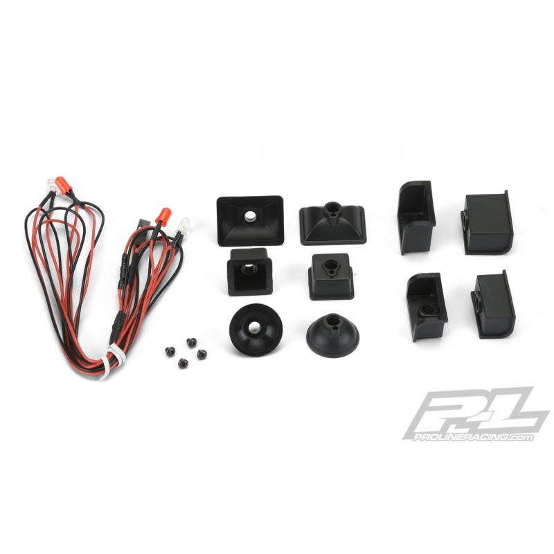 Universal LED Headlight & Tail Light Kit for Crawler