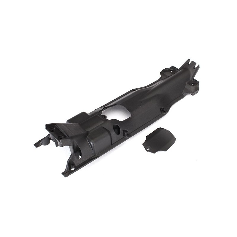 Skidplate trasmissione nero con coperchio