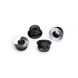 dadi flangiati alluminio 5mm neri (4)