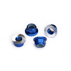 dadi flangiati alluminio 5mm blu (4)