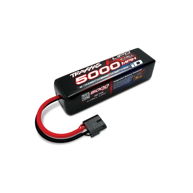 Batteria Lipo 5000mah 14.8V 4s 25c Traxxas ID