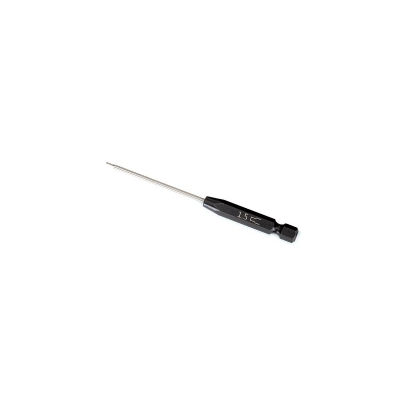 Utensile innesto 1/4 punta cacciavite esagonale 1,5mm (90mm)