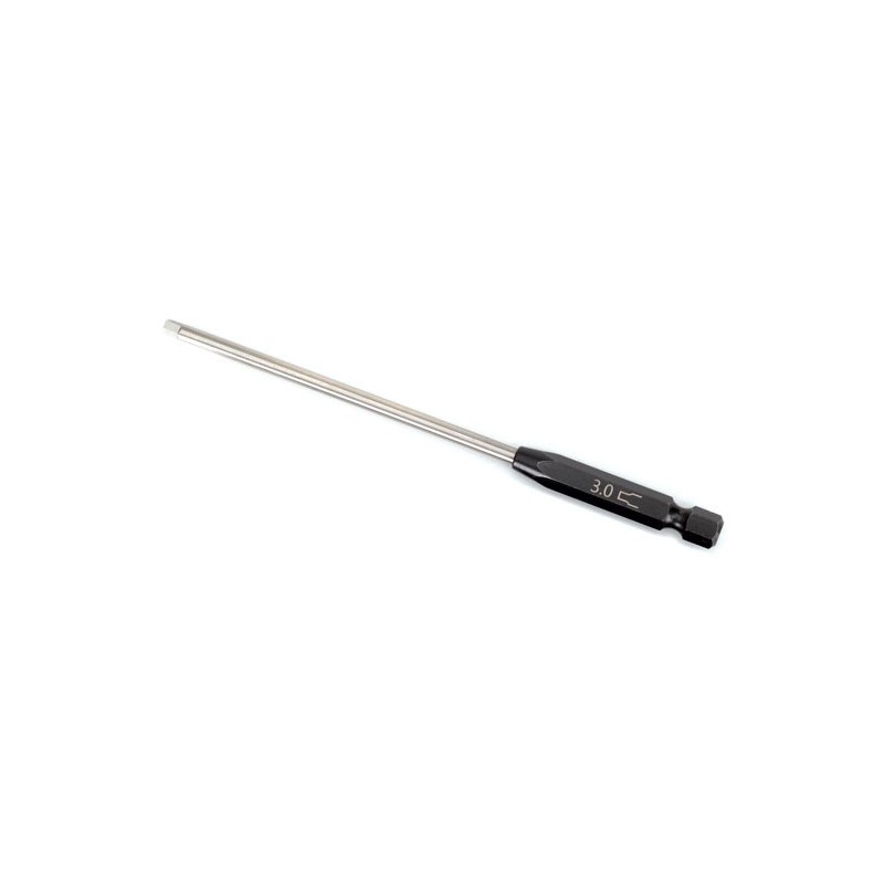 Utensile innesto 1/4 punta cacciavite esagonale 3,0mm (120mm)