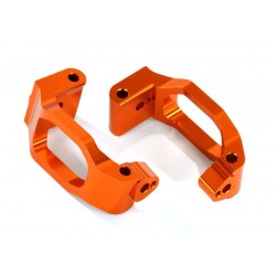 Blocchetti caster "C"  DX + SX - alluminio arancio