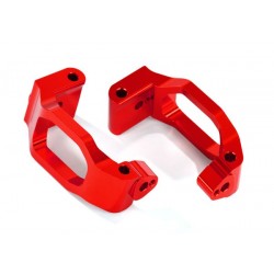 Blocchetti caster "C"  DX + SX - alluminio rosso