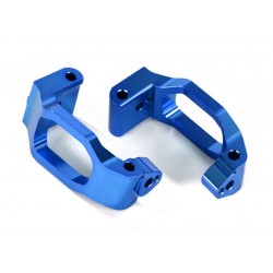Blocchetti caster "C" DX + SX - alluminio Blu