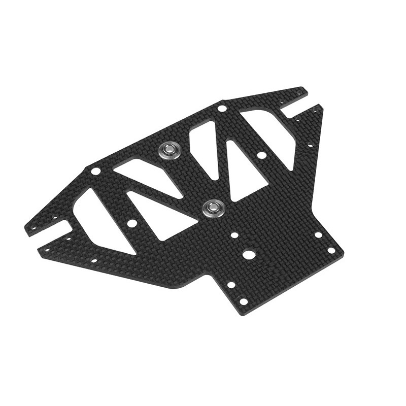 Piastra Telaio in carbonio SSX8R anteriore inferiore con boccola sferica