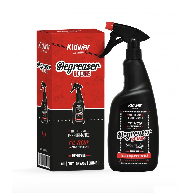 KLOWER Rc Cars Degreaser Sgrassatore in flacone spray da 750ml