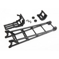 Wheelie Bar con Supporto Nera