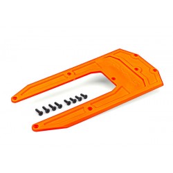 Skidplate, chassis, orange...