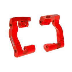 Aluminum Caster Blocks - Red