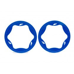 Beadlock Rings, Rear, Blue...