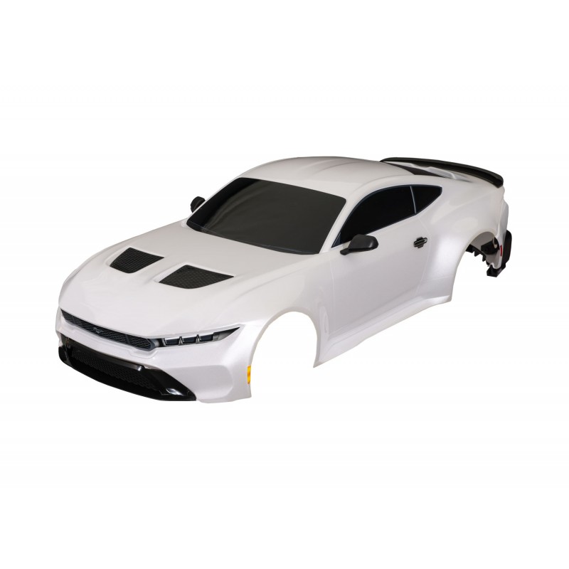 Traxxas 10511-WHT Carrozzeria 4-Tec Drift Ford Mustang Verniciata completa - Bianca