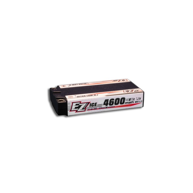 Ezpower 4600mah ULCG Shorty 7,6v 2s 140/70c HV PRO Ice Series - 5mm