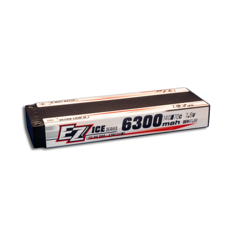 Ezpower 6300mah ULCG 7,6v 2s 140/70c HV PRO Ice Series - 5mm