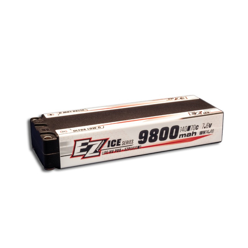 Ezpower 9800mah Long Run 7,6v 2s 140/70c HV PRO Ice Series - 5mm