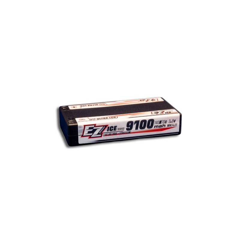 Ezpower 9100mah 1:12 Spec 3,8v 1s 140/70c HV PRO Ice Series - 4mm