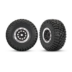 1.4" Black & Chrome Wheels...