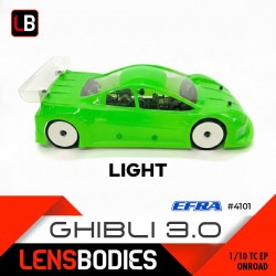 Lens Bodies Ghibli 3.0 1:10 190mm clear body - Light Weight