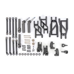 Traxxas 9180 Kit upgrade Extreme HD trasmissione + sospensioni Nero