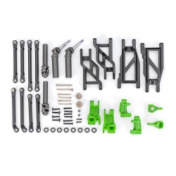 Traxxas 9180-GRN Kit upgrade Extreme HD trasmissione + sospensioni Verde