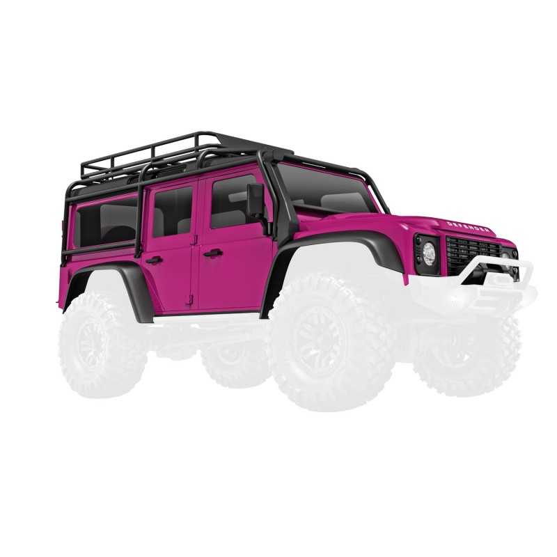 Traxxas 9712-PINK TRX-4M Land Rover Defender Assembled Pink Body