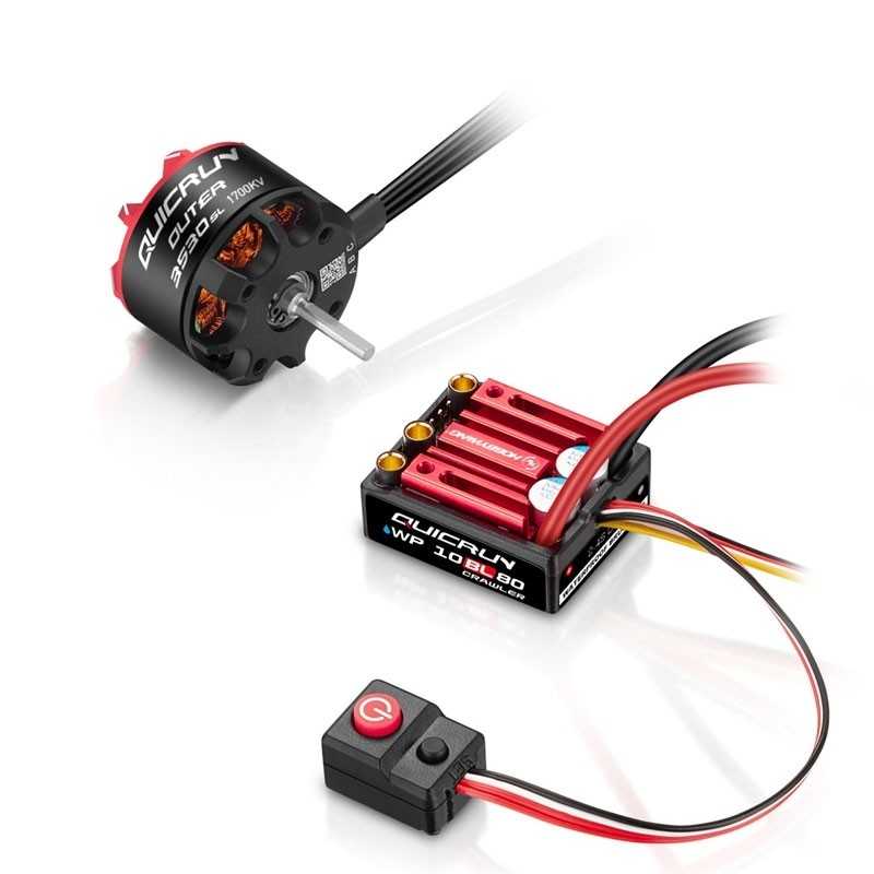 Hobbywing Combo WP10BL80-G2 QuicRun Outer 3530SL-1700kV 38030215