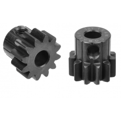Team Corally - M1.0 Pinion - Short - Hardened Steel - 12 Teeth - Shaft Dia. 5mm 72812
