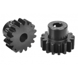 Team Corally - M1.0 Pinion - Short - Hardened Steel - 16 Teeth - Shaft Dia. 5mm 72816