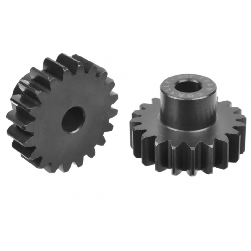 Team Corally - M1.0 Pinion - Short - Hardened Steel - 20 Teeth - Shaft Dia. 5mm 72820