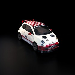 500 ABARTH ASSETTO CORSE CLEAR BODY KIT + ACCESSORIES