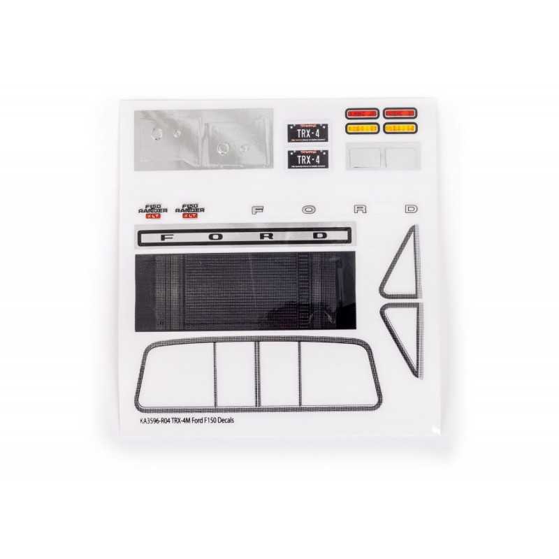 Set decals di base TRX4m Ford F-150 per carrozzeria 9812