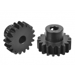Pignone Modulo 1 in acciaio indurito 18T foro 5mm